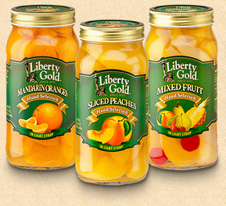 Liberty Gold Hand-Selected Glass Pack Fruits