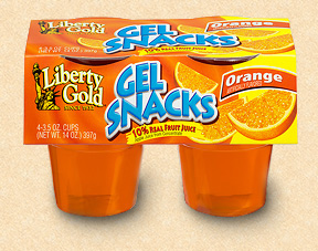 Orange Gel Snacks